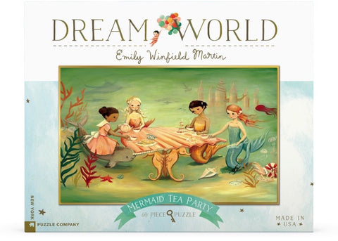 New York Puzzle Company Puzzel Mermaid Tea Party - 60 stukjes