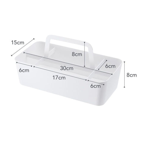 Yamazaki Tower Organizer met handvat Large - Wit