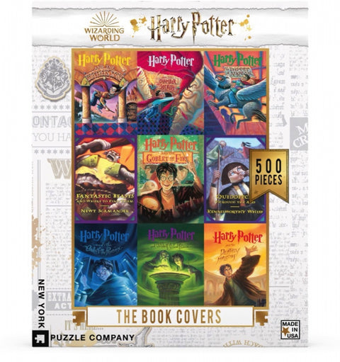 New York Puzzle Company Puzzel Book Cover Collage - 500 stukjes