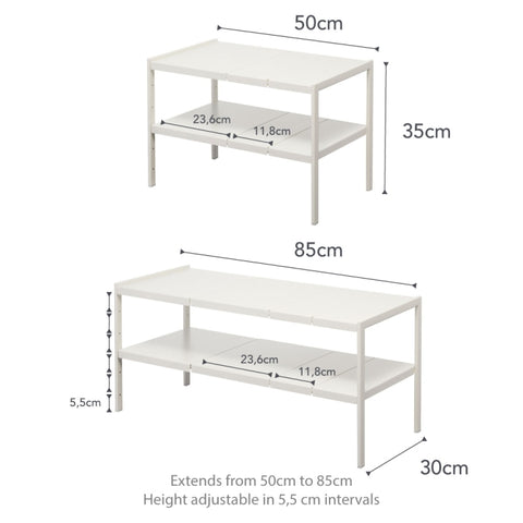 Yamazaki Tower Organizer uitschuifbaar 2-laags