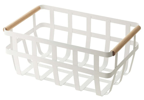 Yamazaki Tosca Opbergmand met 2 handvatten - Wit