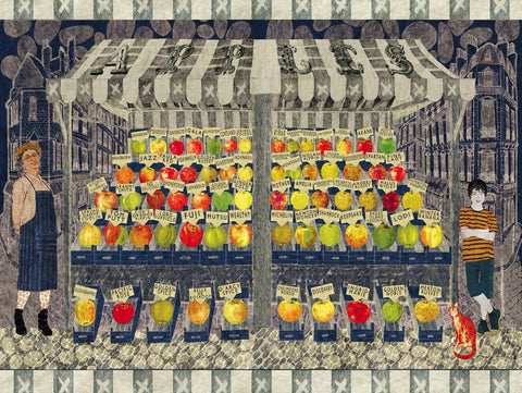 New York Puzzle Company Puzzel Apple Cart - 500 stukjes