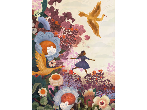 New York Puzzle Company Puzzel Among Flowers - 500 stukjes