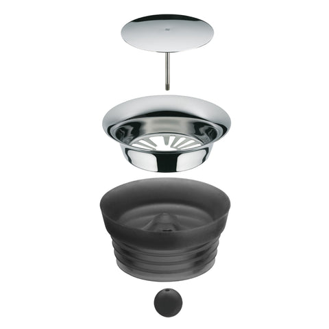 WMF Basic Waterkaraf - 0.75Ltr - Zwart/zilver