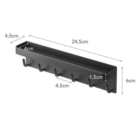 Yamazaki Smart Sleutelrekje met tray magnetisch