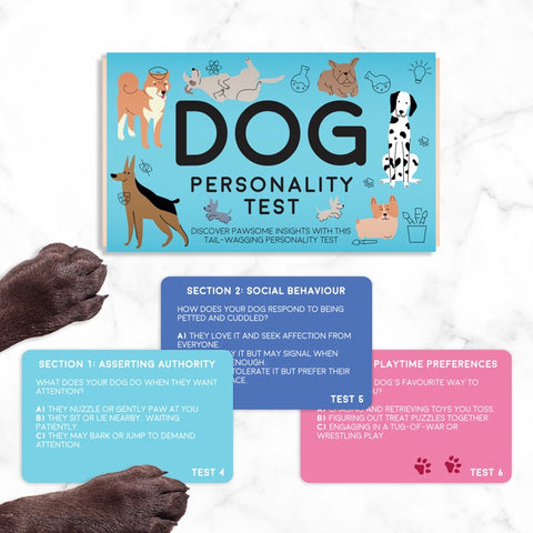 Gift Republic Kaartenset - Dog Personality Test
