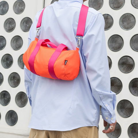 LOQI Weekender Medium - Neon Orange gerecycled