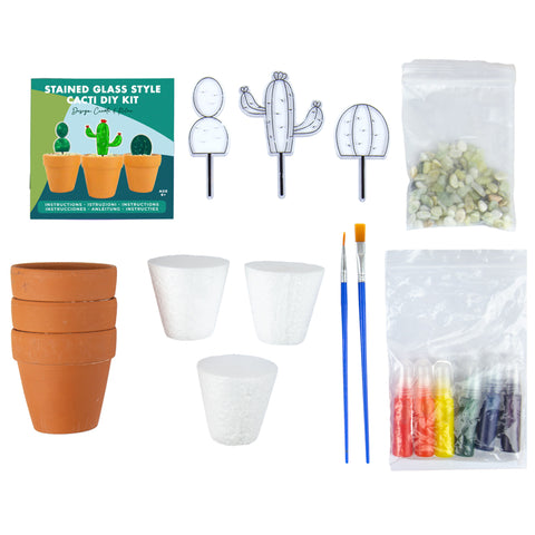 Gift Republic DIY kit - Stained Glass Succulents