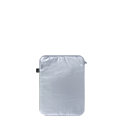 LOQI Laptop Sleeve Large - Silver Metallic