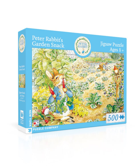 New York Puzzle Company Puzzel Peter Rabbit's Garden Snack - 500 stukjes