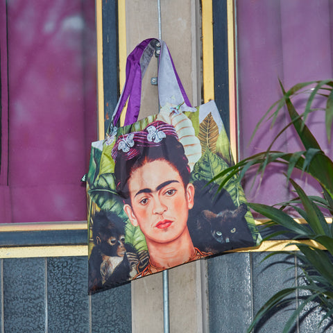 LOQI Bag Large - Self Portrait with Humming Bird gerecycled