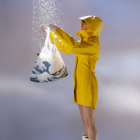 LOQI Bag Large - The Great Wave gerecycled