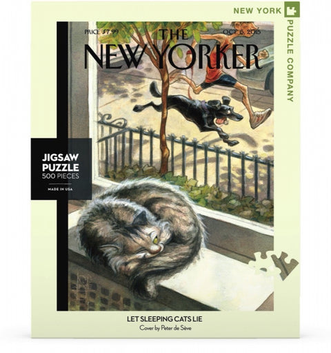 New York Puzzle Company Puzzel Let Sleeping Cats Lie - 500 stukjes