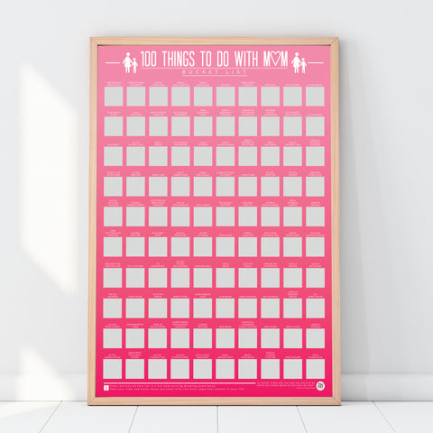 Gift Republic Krasposter - 100 Things To Do With Mum