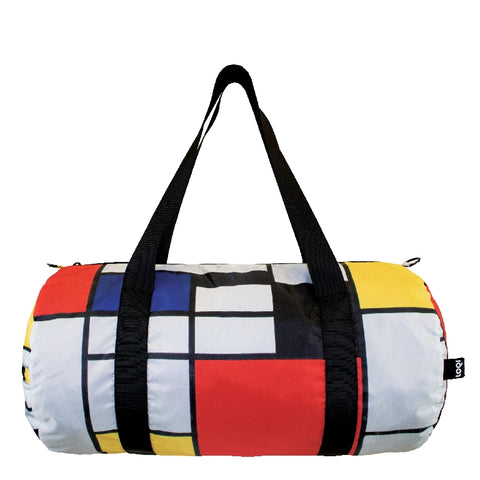 LOQI Weekender Large - Composition with Red, Yellow, Blue and Black gerecycled