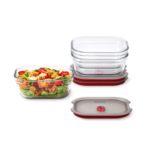 Black+Blum Glass Food Box set Small - Meal prep - set van 3
