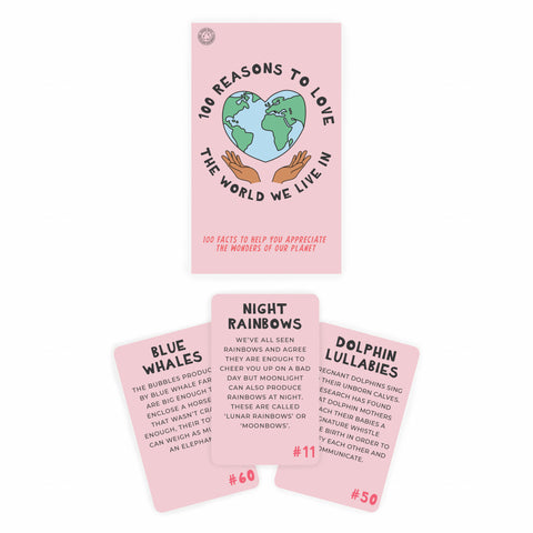 Gift Republic Kaartenset - 100 Reasons to Love The World We Live In