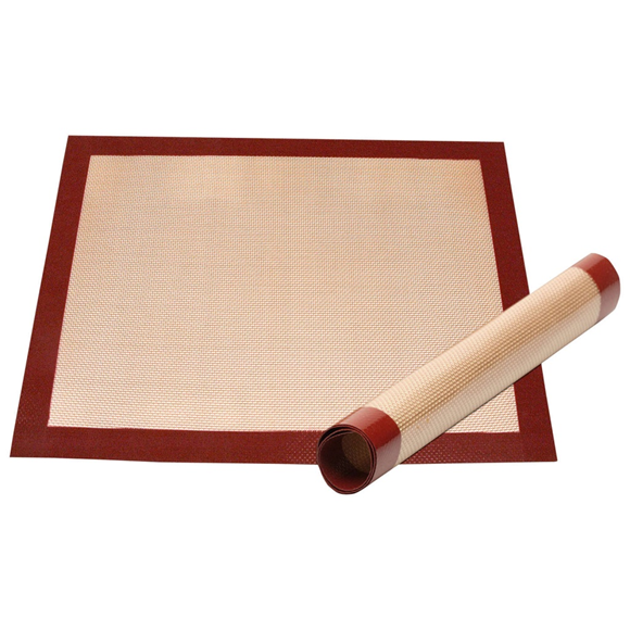 Product image 1 of Bakeflon Patisseriemat silicone - 300x400mm - Rood/bruin