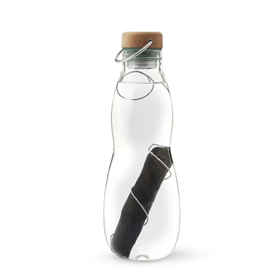 Afbeelding van Black+Blum Eau Good Glass - Waterfles - 0.65Ltr - Olijfgroen
