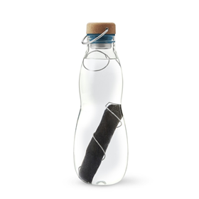 Afbeelding van Black+Blum Eau Good Waterfles glas - 0.65Ltr - Blauw