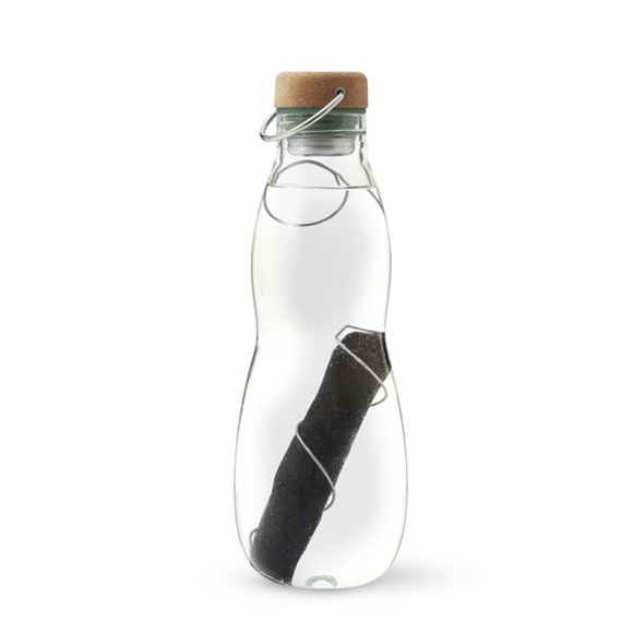 Product image 1 of Black+Blum Eau Good Waterfles glas - 0.65Ltr - Olijfgroen
