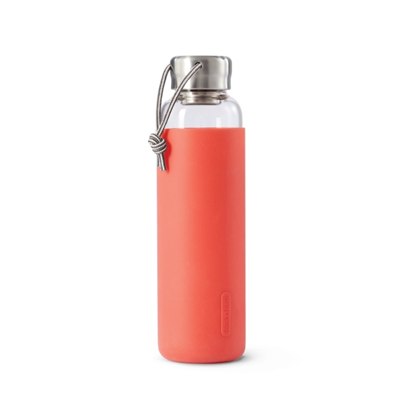 Product image 1 of Black+Blum Glass Water Bottle - 0.6Ltr - Coral