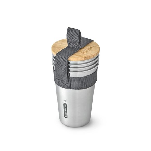 Product image 1 of Black+Blum RVS bekerset set van 4