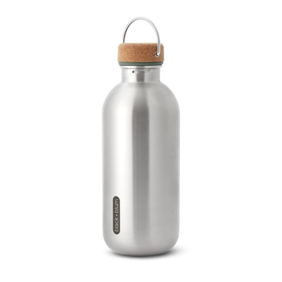 Product image 1 of Black+Blum Single Wall Bottle - Drinkfles - 0.6Ltr - Olijfgroen