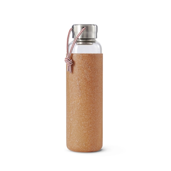 Product image 1 of Black+Blum Waterfles glas - 0.6Ltr - Bruin