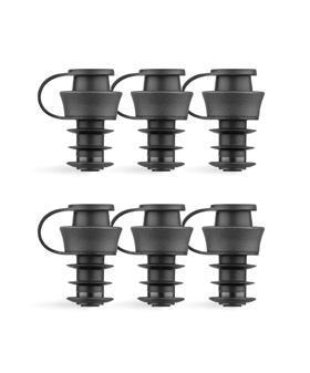 Afbeelding van Coravin Pivot stoppers 6 stuks - Zwart