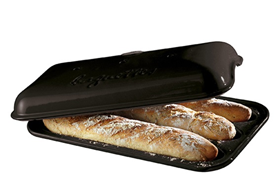 Afbeelding van Emile Henry Baguettesvorm E-box - 390x240mmmm - Fusain