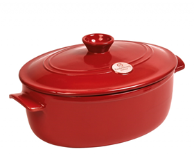 Afbeelding van Emile Henry Kookpan ovaal - 335x265mm - Grand Cru