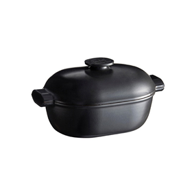 Afbeelding van Emile Henry Kookpan ovaal Delight E-box - 4.5Ltr - Slate