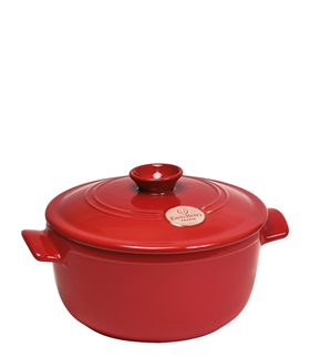 Afbeelding van Emile Henry Kookpan rond - Ø220mm - Grand Cru
