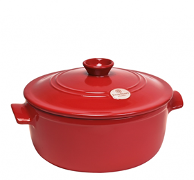 Afbeelding van Emile Henry Kookpan rond - Ø285mm - Grand Cru