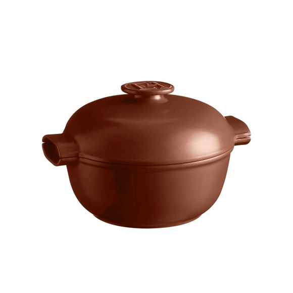 Product image 1 of Emile Henry Kookpan rond Delight E-box - 4.0Ltr - Sienne