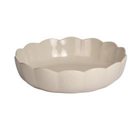 Afbeelding van Emile Henry Madeleine Schaal rond gegolfd - Ø270mm - H 65mm - Argile