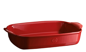 Afbeelding van Emile Henry Schaal rechthoekig E-box - 420x270mm - Grand Cru