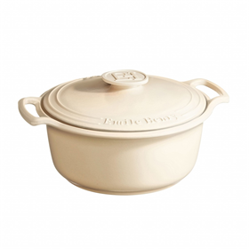 Afbeelding van Emile Henry Sublime Kookpan - 5Ltr - Cream