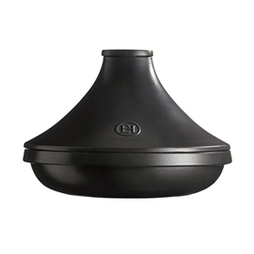 Afbeelding van Emile Henry Tajine Delight E-box - Ø335mm - deksel zwart
