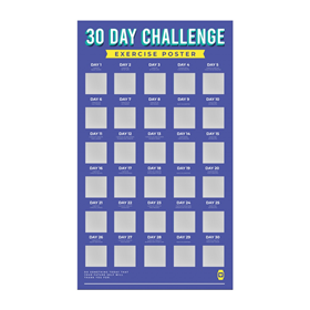 Image of Gift Republic 30 Day Challenge Poster Fitness