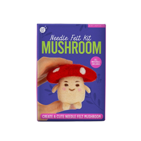 Afbeelding van Gift Republic DIY kit - Mushroom Needle Felting