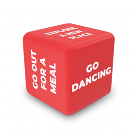 Afbeelding van Gift Republic Dobbelsteen - Date