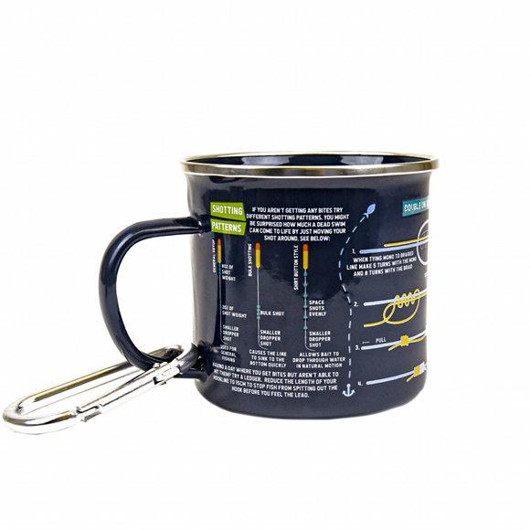 Product image 1 of Gift Republic Fishing Guide Enamel Mug