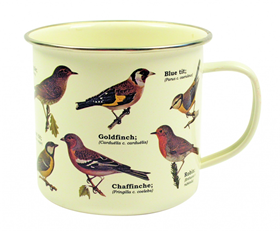 Image of Gift Republic Garden Birds - Enamel Mug