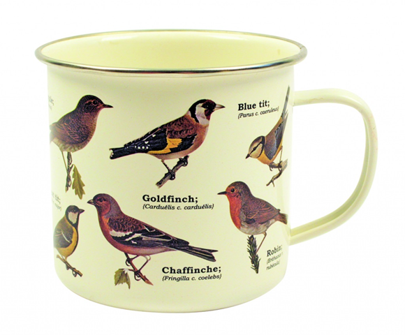 Product image 1 of Gift Republic Garden Birds - Enamel Mug