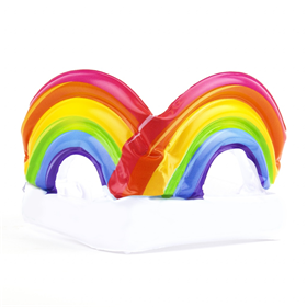 Afbeelding van Gift Republic Hoofdband opblaasbaar - Rainbow