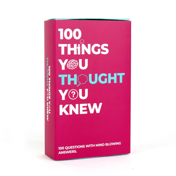 Product image 1 of Gift Republic Kaartenset - 100 Things You Thought You Knew