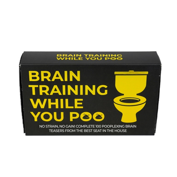 Product image 1 of Gift Republic Kaartenset - Brain Training While You Poo