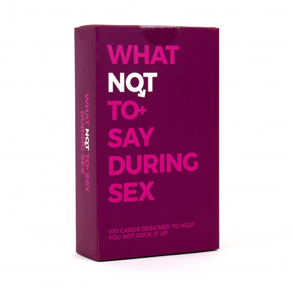 Product image 1 of Gift Republic Kaartenset - What Not To Say During Sex